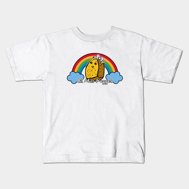 Lil Miss Nugget Kids T-Shirt by LunaMay